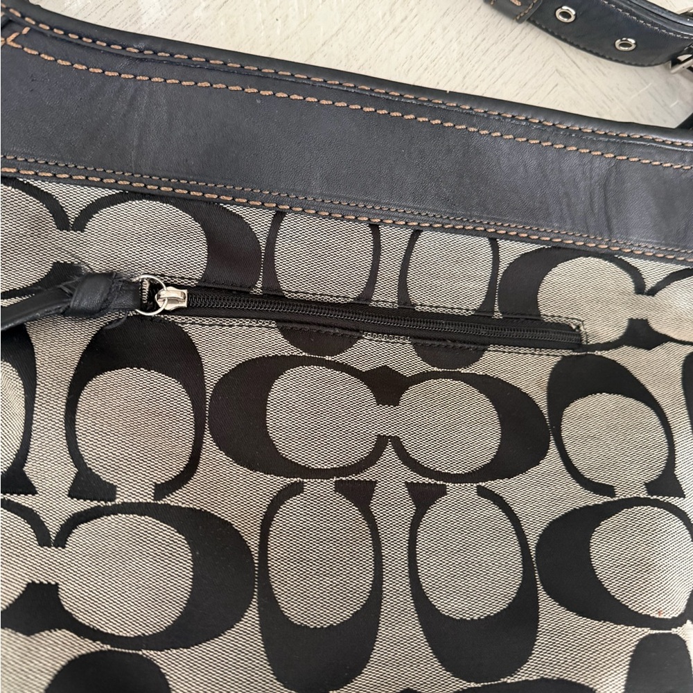 Coach Black and Gray Designer Women's Bag